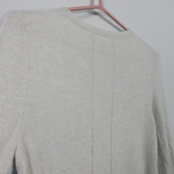 Banana Republic Filpucci Sweater Women S Grey Wool Cashmere Pullover Casual 198 - Picture 5 of 11